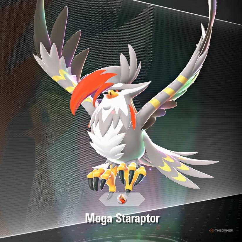 Mega Staraptor in Pokemon Legends_ Z-A Mega Dimension