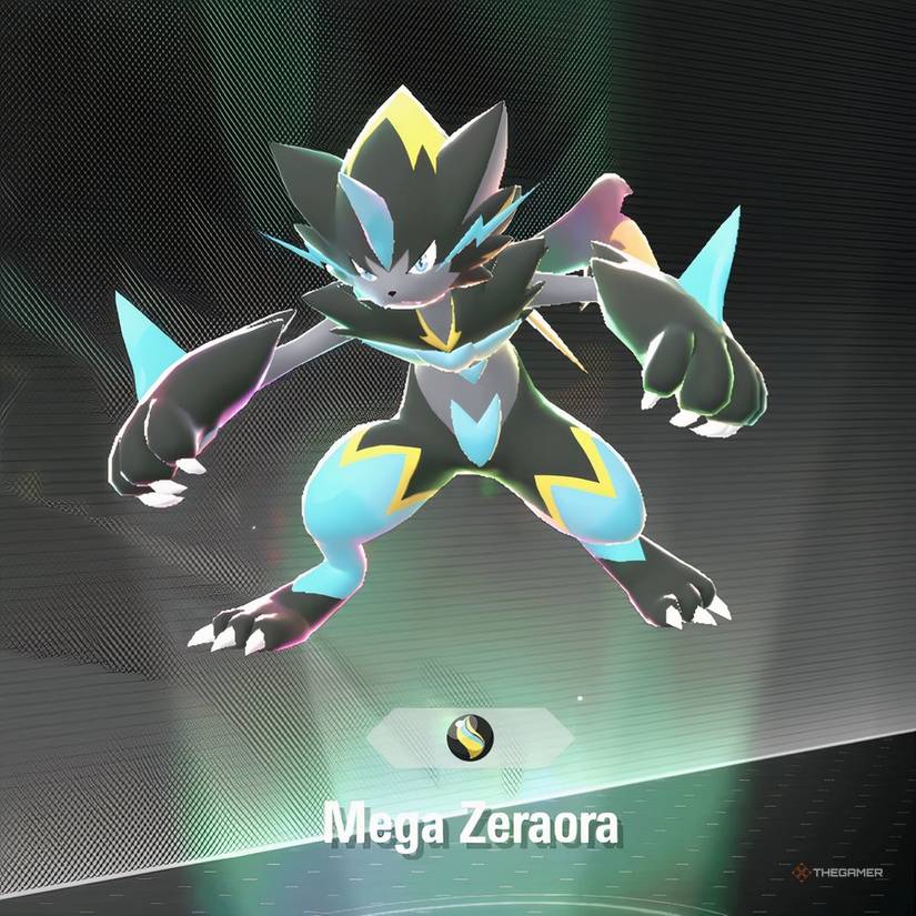 Mega Zeraora in Pokemon Legends_ Z-A Mega Dimension