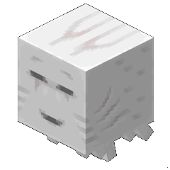 Minecraft Ghast portrait.