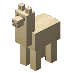 Minecraft Llama portrait.