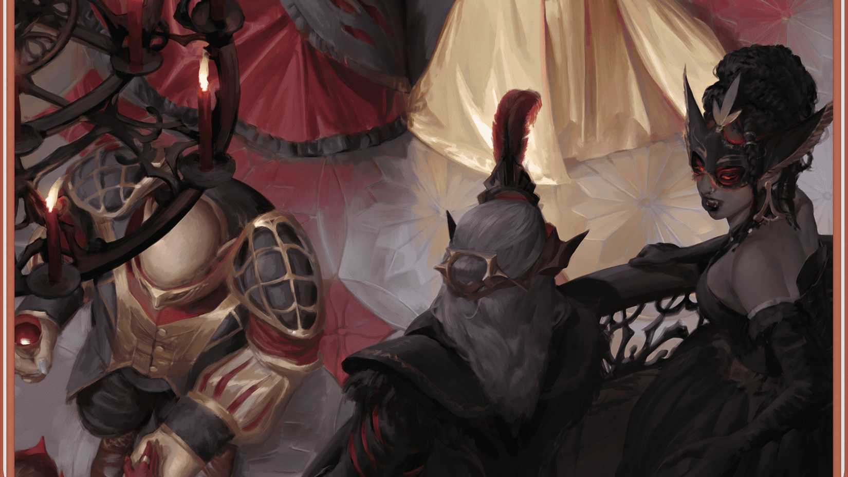 A decadent vampire ball in DND.