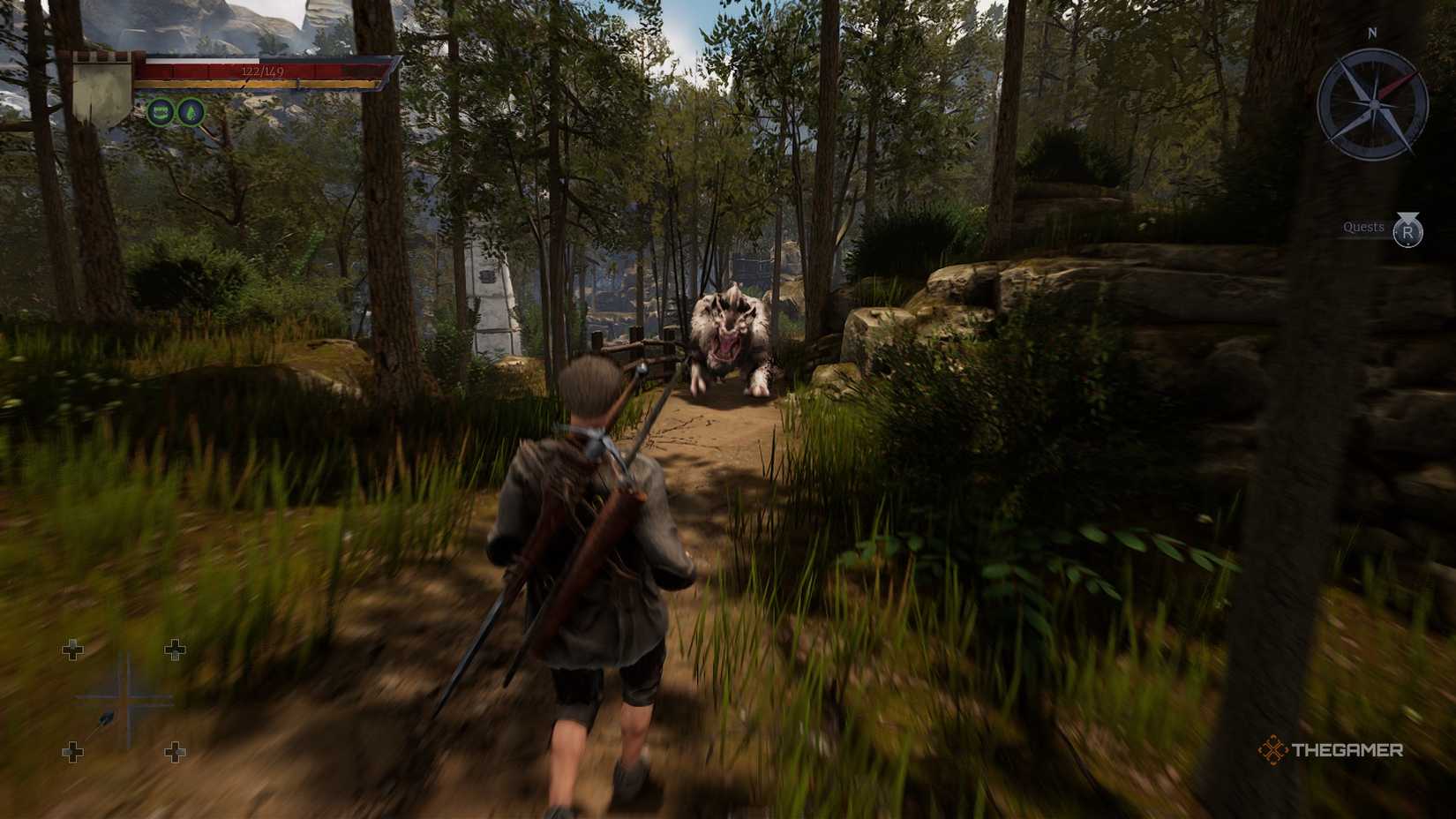 Of Ash and Steel Rover chase.