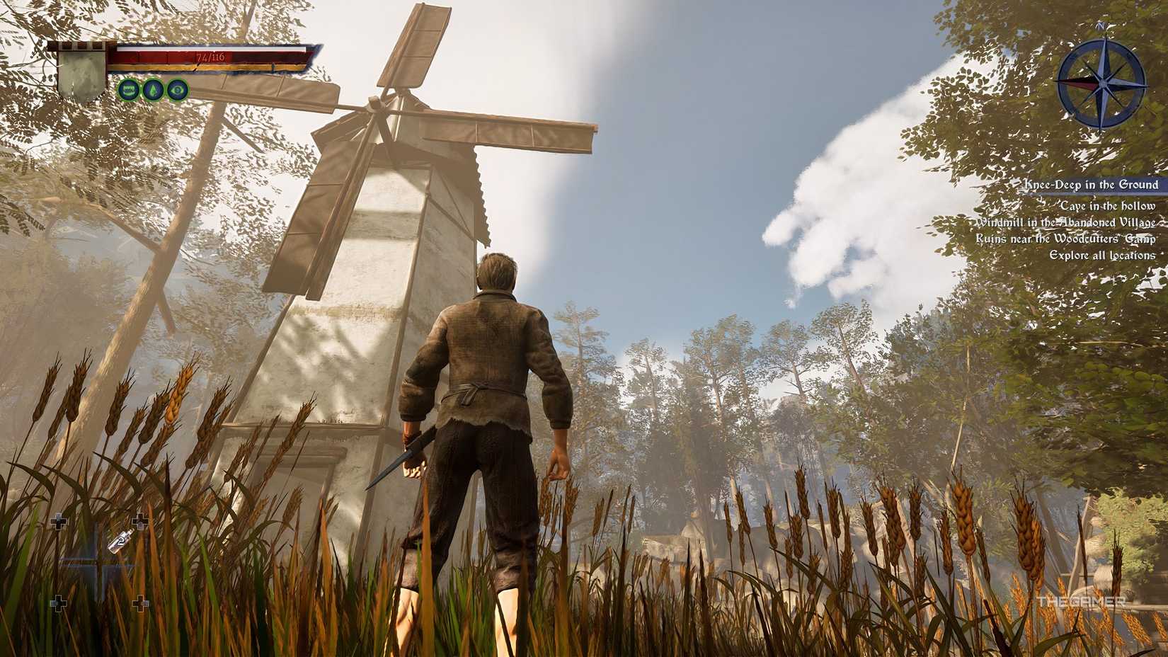 Of Ash and Steel Windmill by abandoned village.