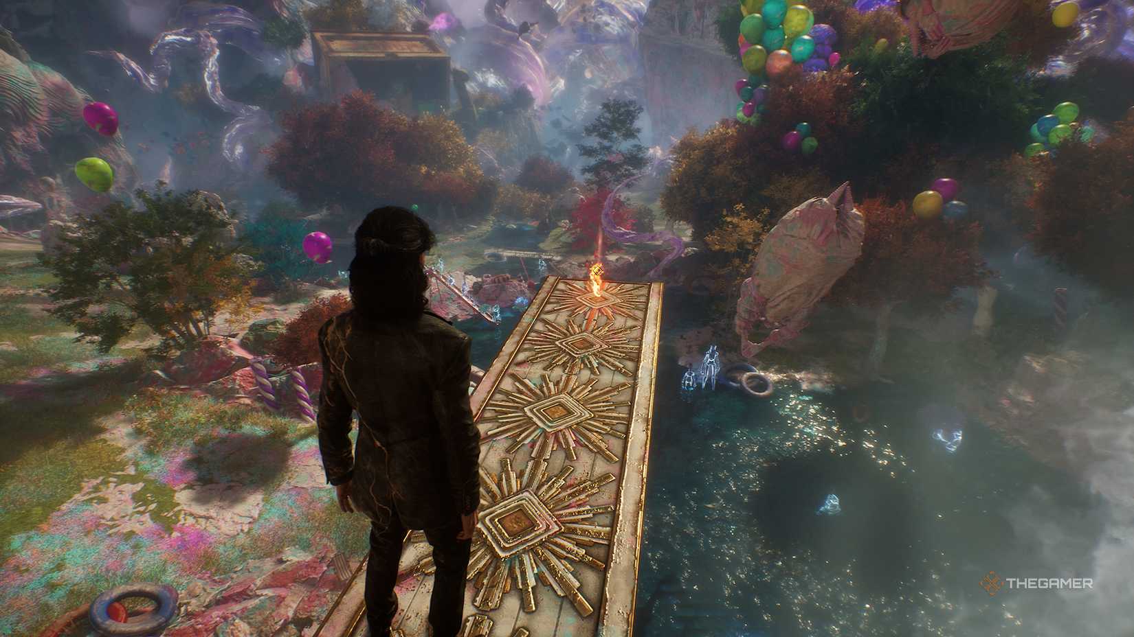 Orange pick up at the end of the diving board in Clair Obscur: Expedition 33.