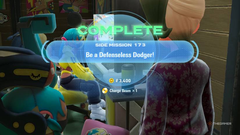 The main character receives the Defenseless Dodger Reward in Pokemon Legends: Z-A.