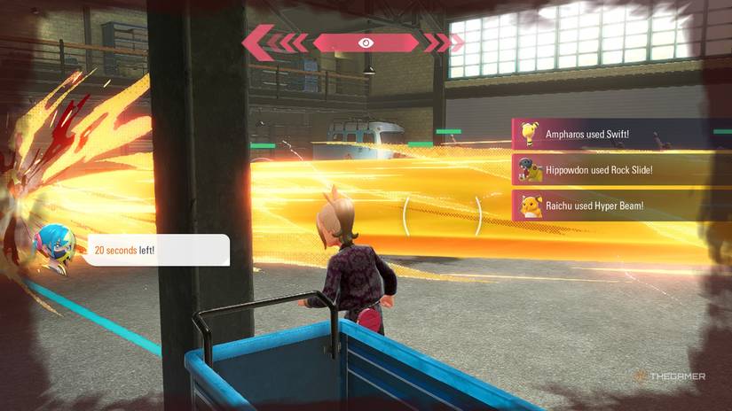 Pokemon using powerful attacks in Pokemon Legends: Z-A.