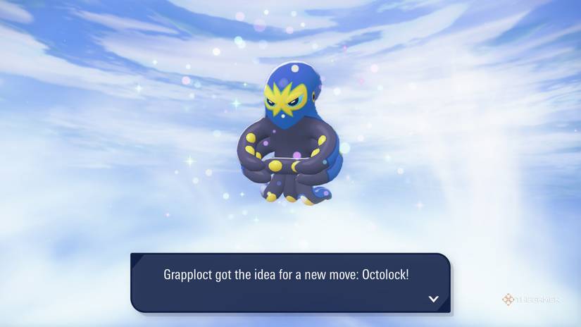 Grapploct evolves and learns Octolock in Pokemon Legends: Z-A.