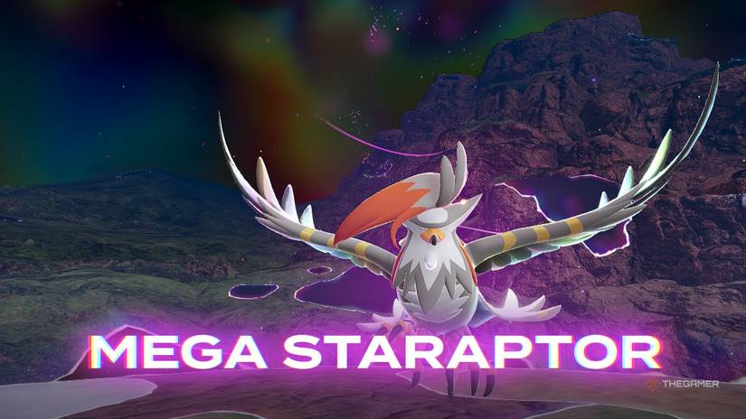 The Staraptor Mega Intro in Pokemon Legends: Z-A's Mega Dimension DLC.
