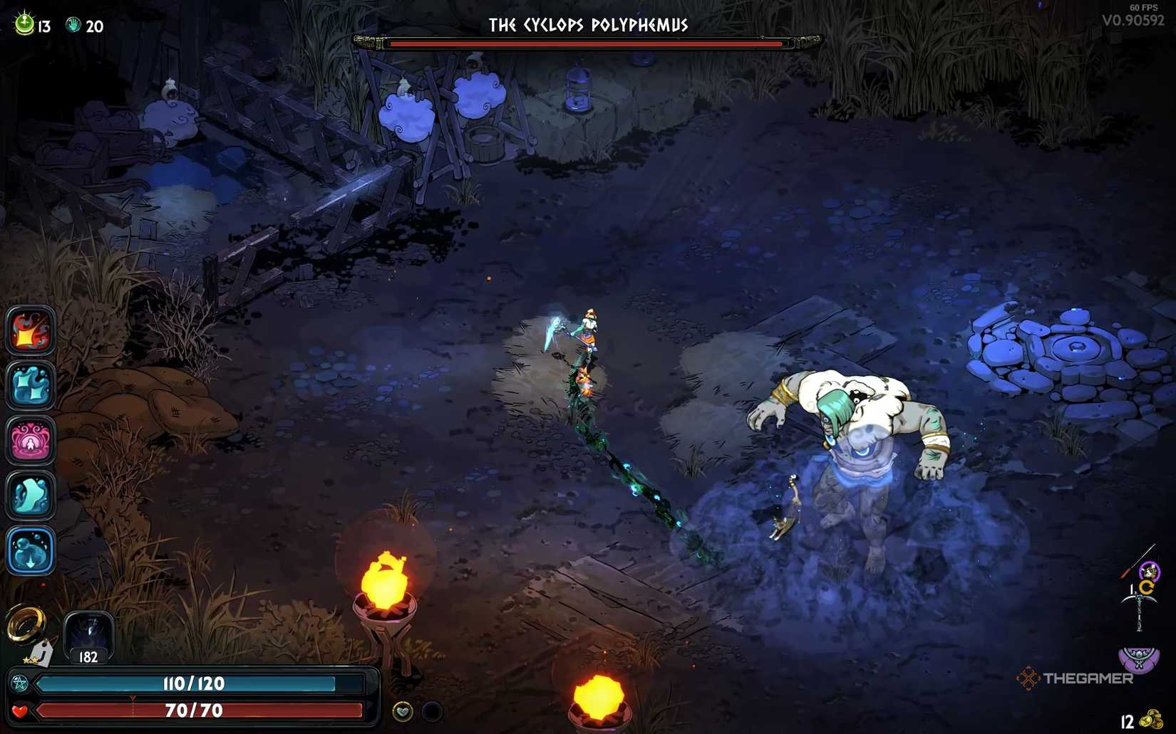 Polyphemus boss fight in Hades 2