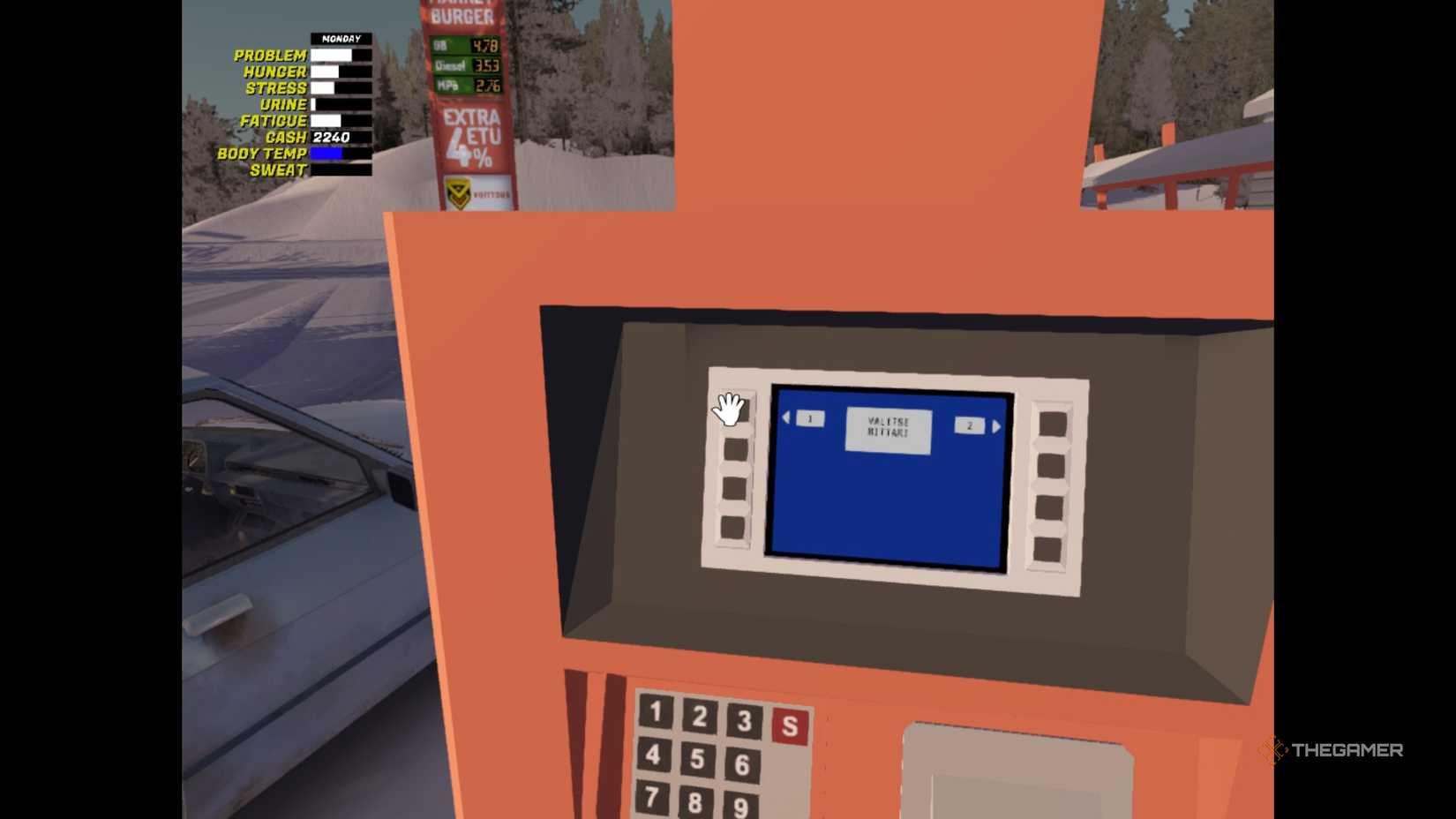 PSK Gas Station Pump payment.