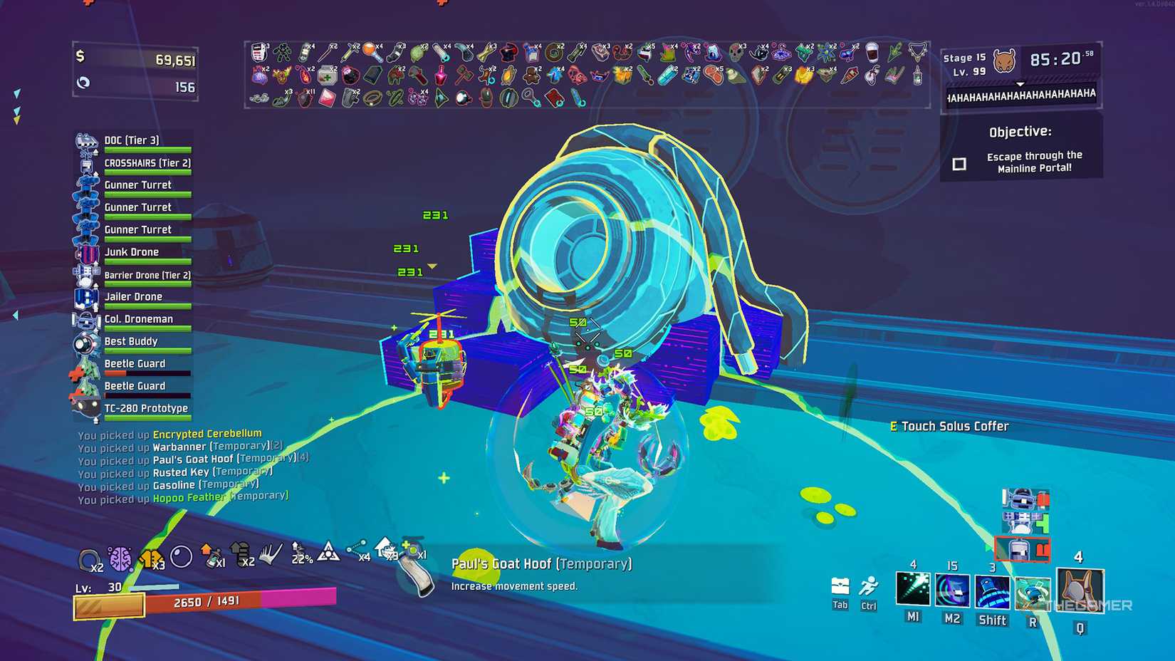 A Solus Coffer in Solutional Haunt in Risk of Rain 2.