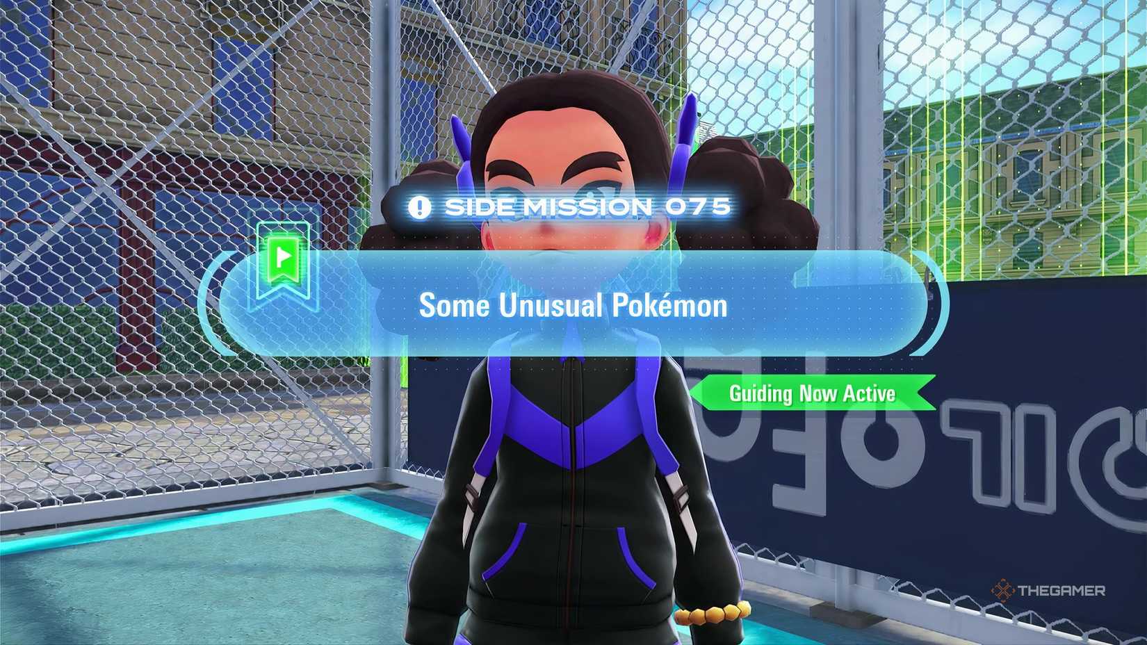 Starting 'Side Mission 75 - Some Unusual Pokemon' in Pokemon Legends: Z-A.