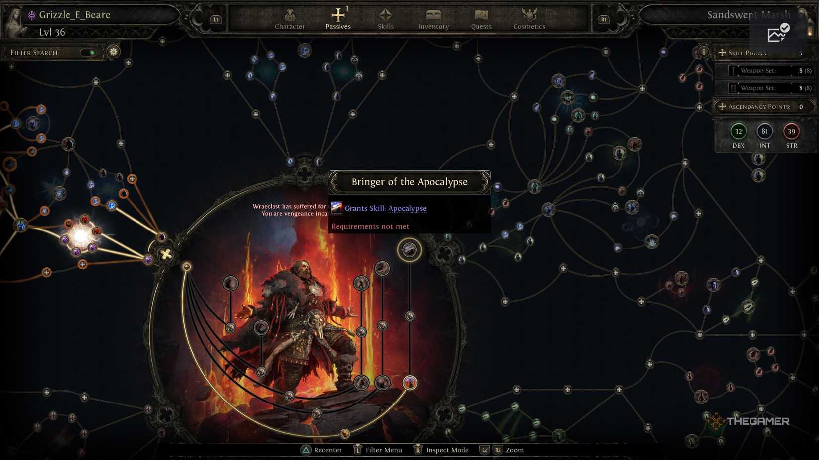 The Bringer of the Apocalypse spell unlock for the Shaman Druid in Path of Exile 2.