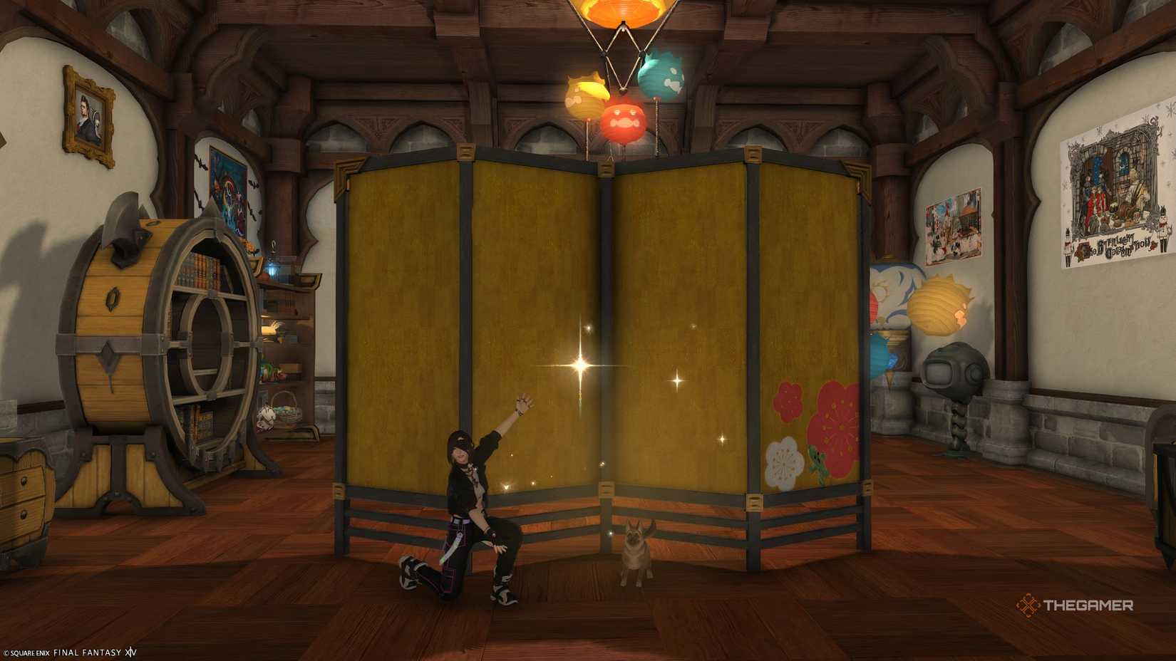 The Gilded Screen in Final Fantasy 14.