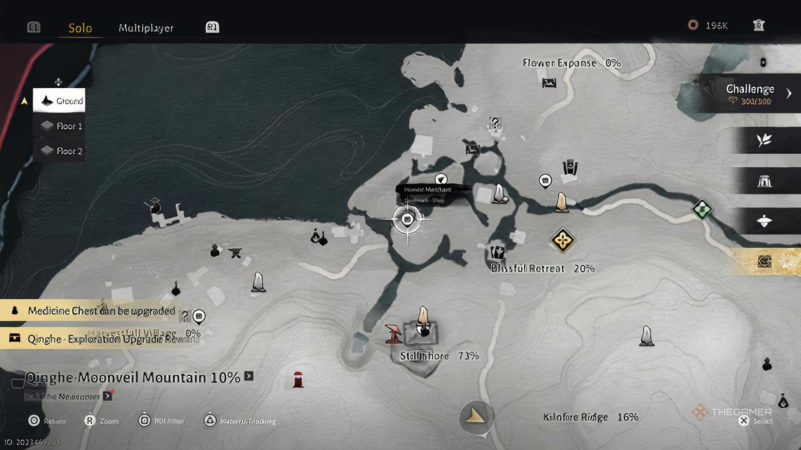 The map location in Where Winds Meet of the Honest Merchant to unlock the Drunken Poet Mystic Skill.