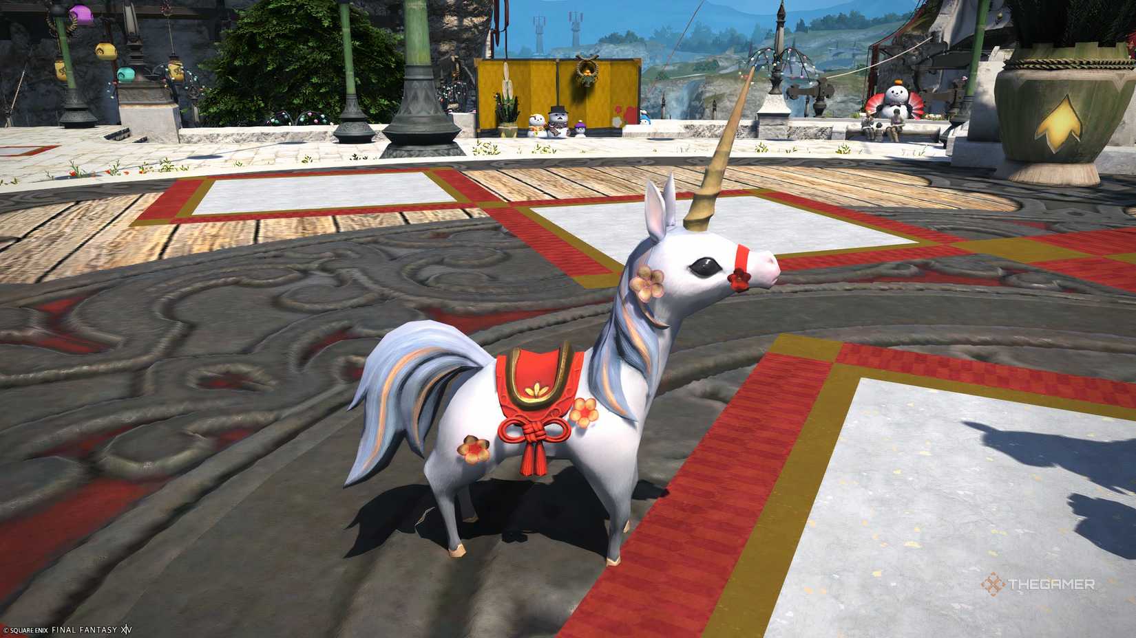 The uma-no-unicolt minion in Final Fantasy 14.