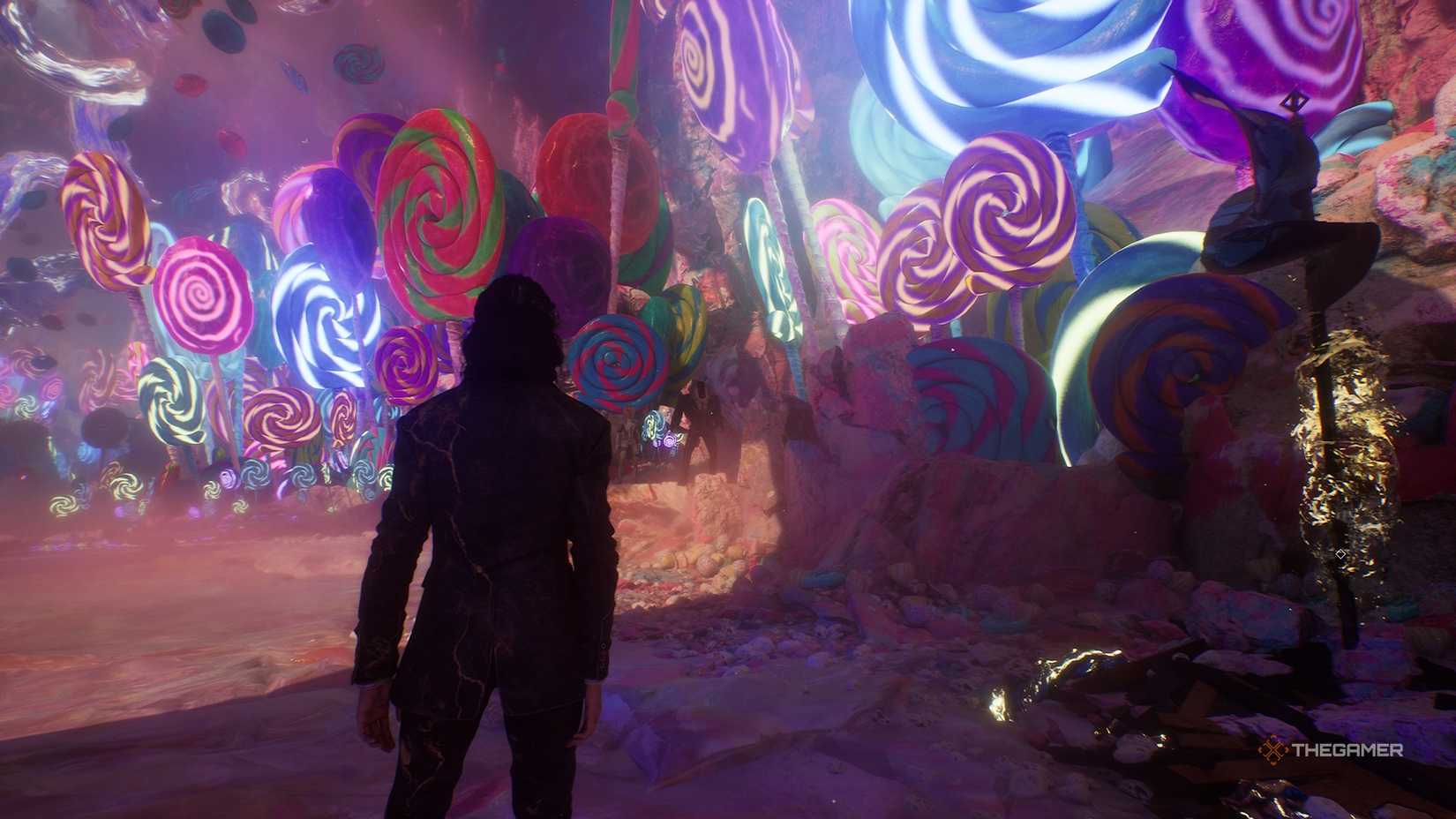 Verso at the flag looking toward the left in Clair Obscur Expedition 33.