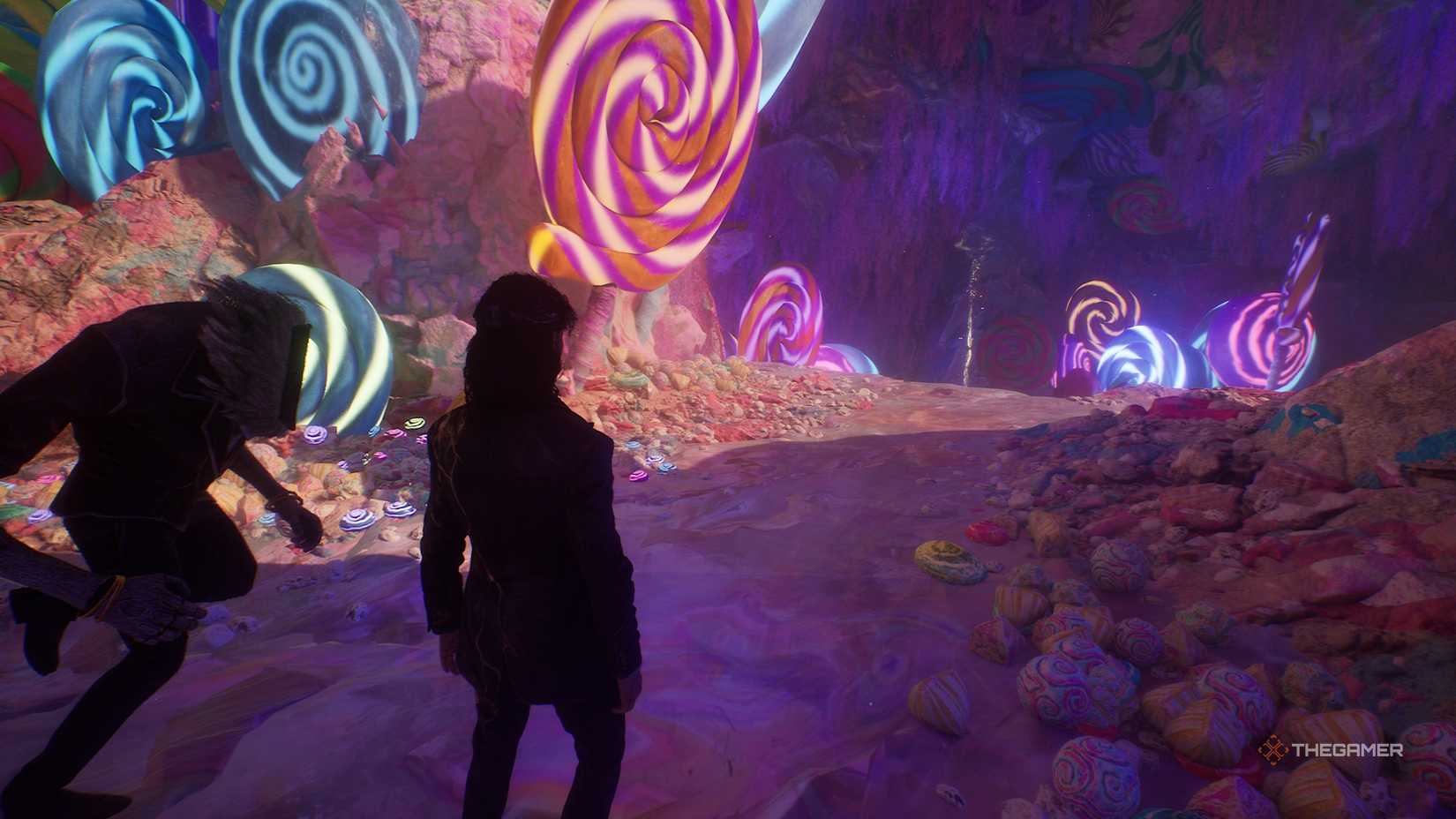 Verso looking at a rope in Clair Obscur Expedition 33.