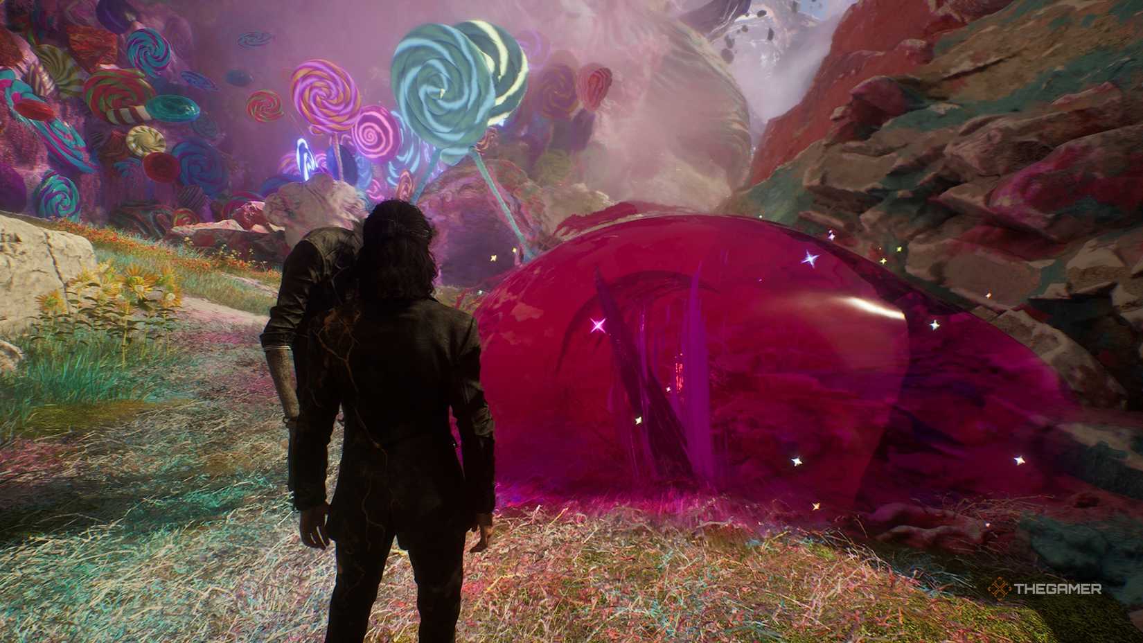 Verso looking at jelly in Clair Obscur Expedition 33.