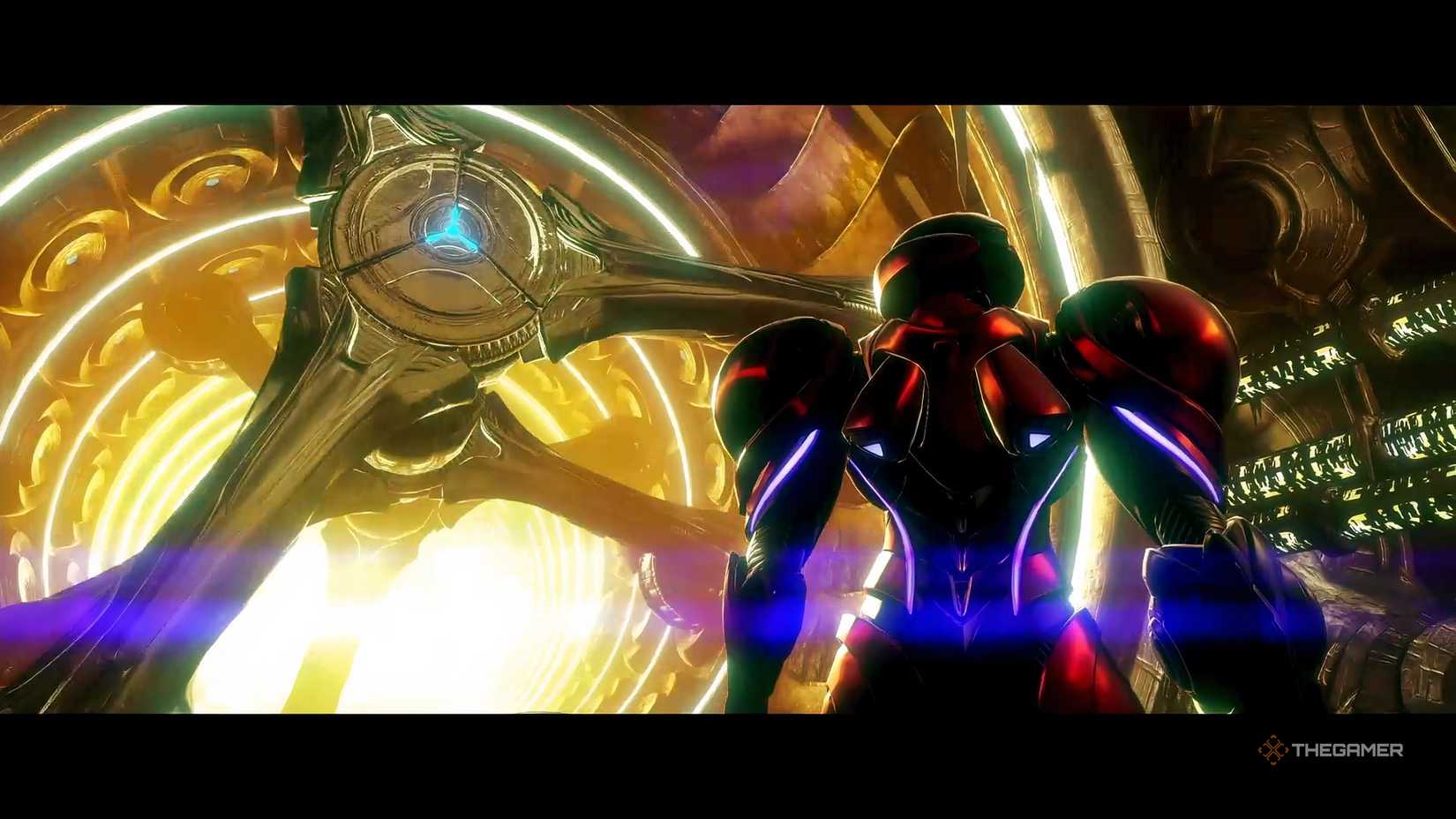 Samus activates the Ice Belt turbines in Metroid Prime 4: Beyond.