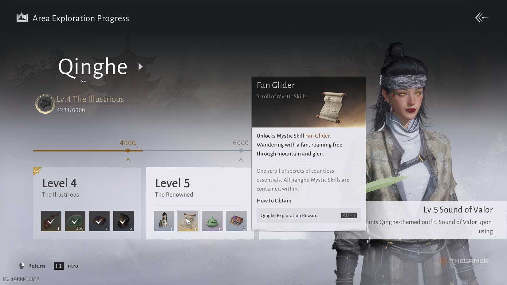 Where Winds Meet Exploration rewards menu, with the Flight Medallion for Kaifeng selected.
