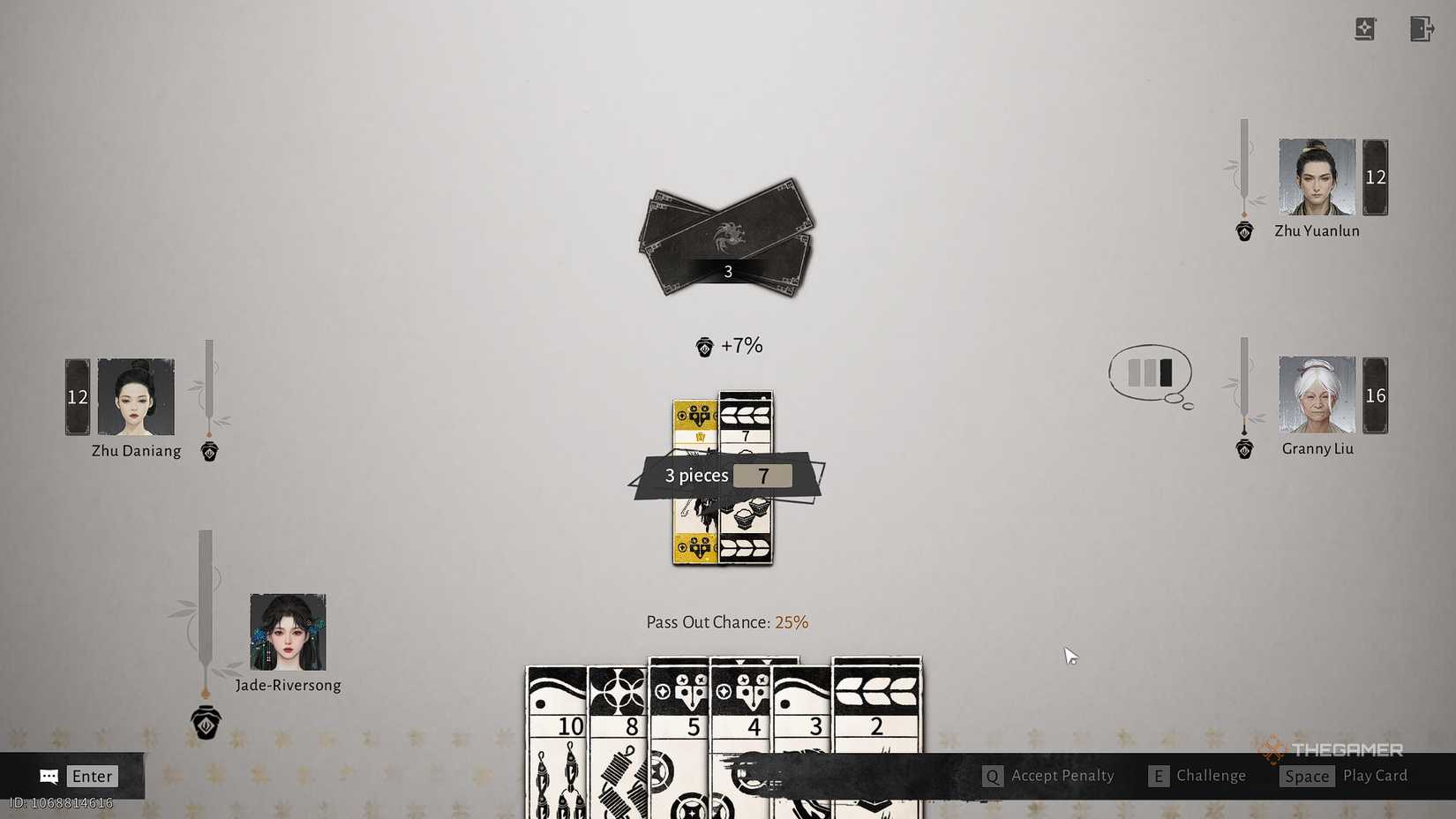 Where Winds Meet Playing cards in Madaio.