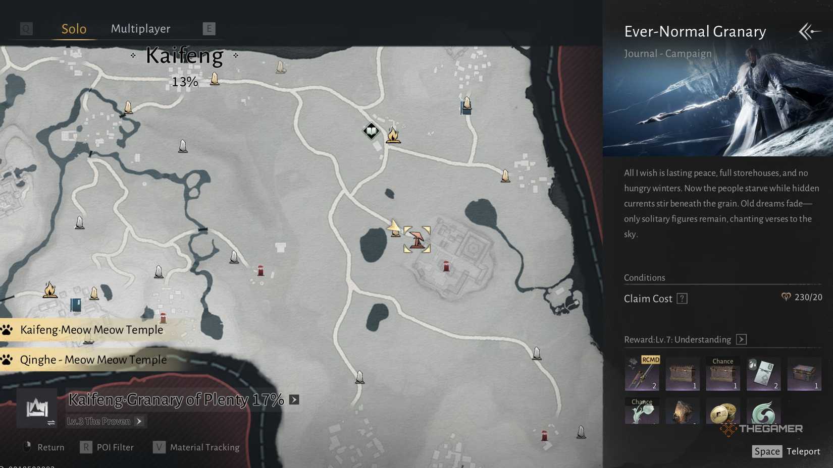 Where Winds Meet Zheng E boss fight location on the map.