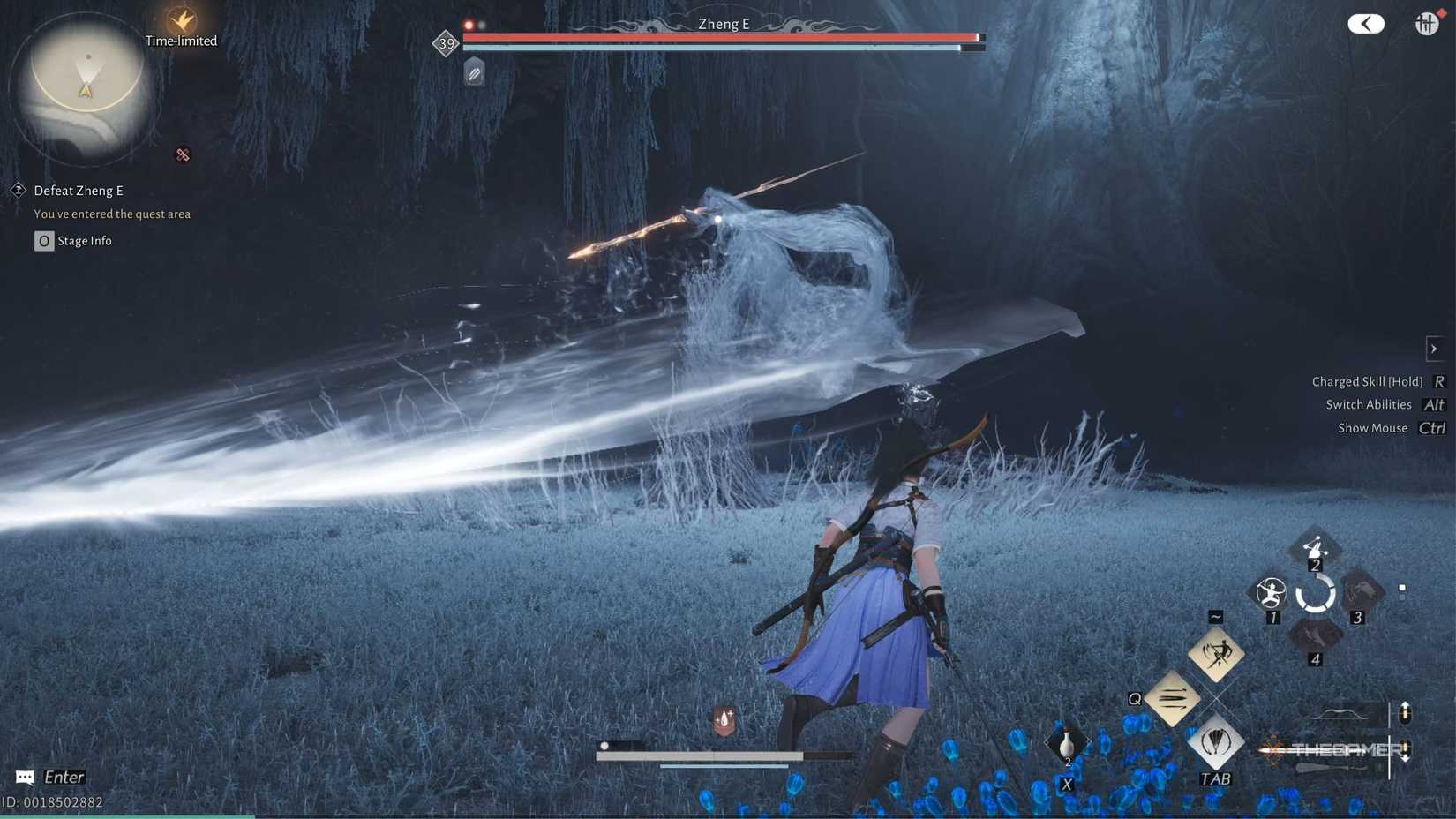 Where Winds Meet Zheng E phase change attack.