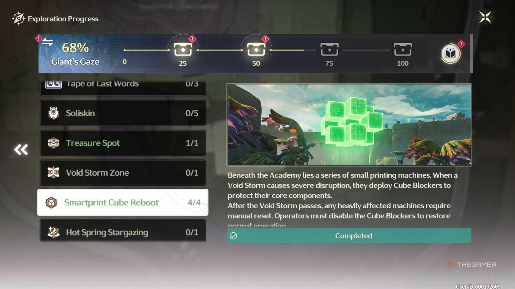 Wuthering Waves finding the locations of smartprint cube reboot puzzles.