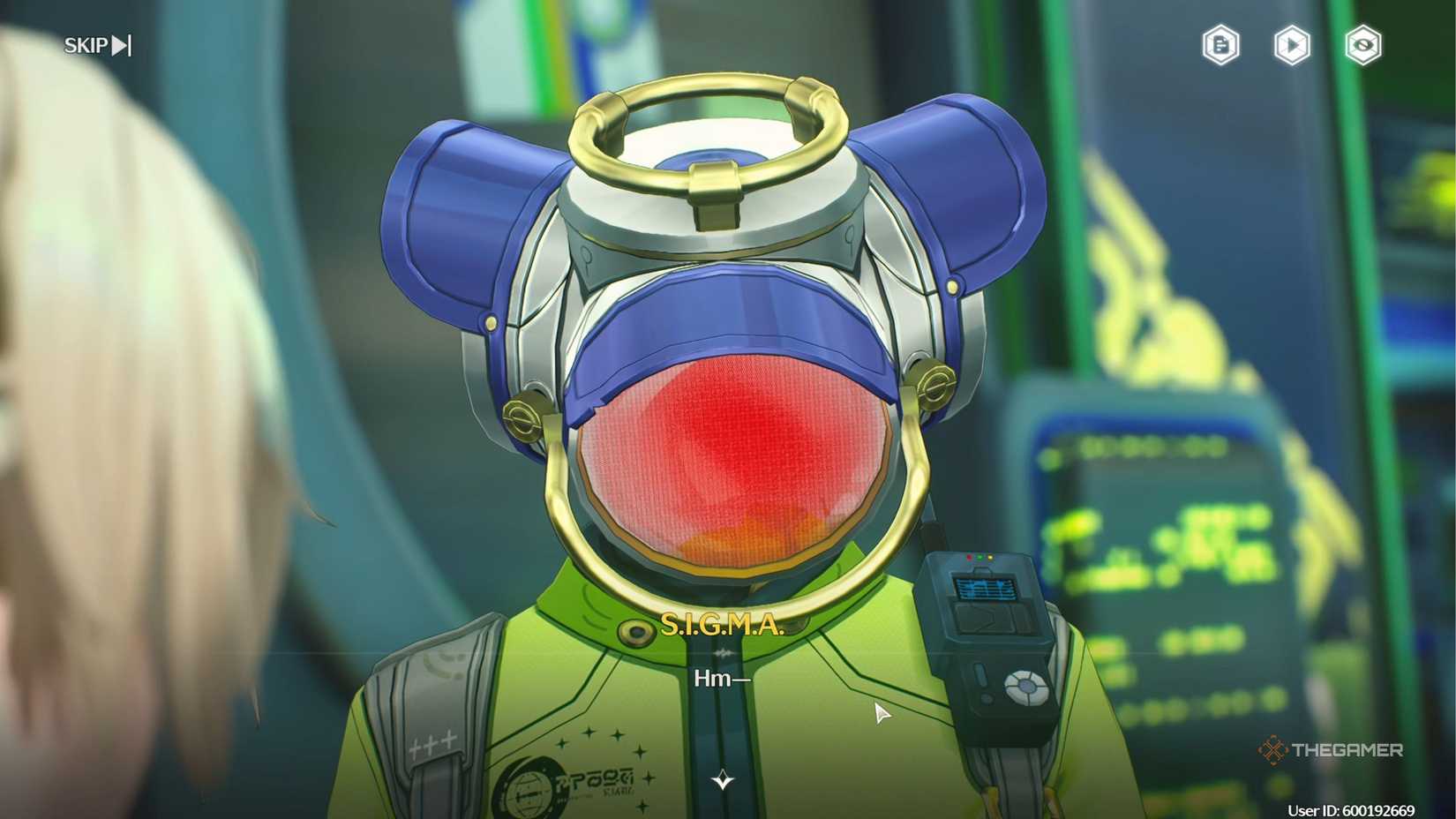 Wuthering Waves talking to SIGMA for the expedition motorbike.