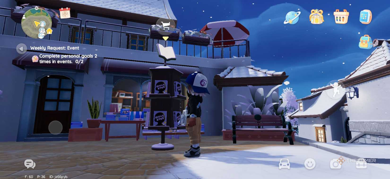 Книжный магазин в городе в Heartopia.