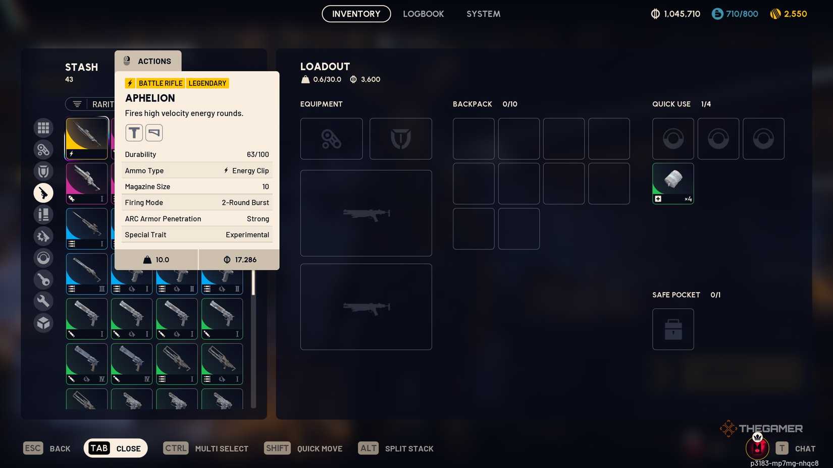 A player using the best PvE weapons in Arc Raiders.