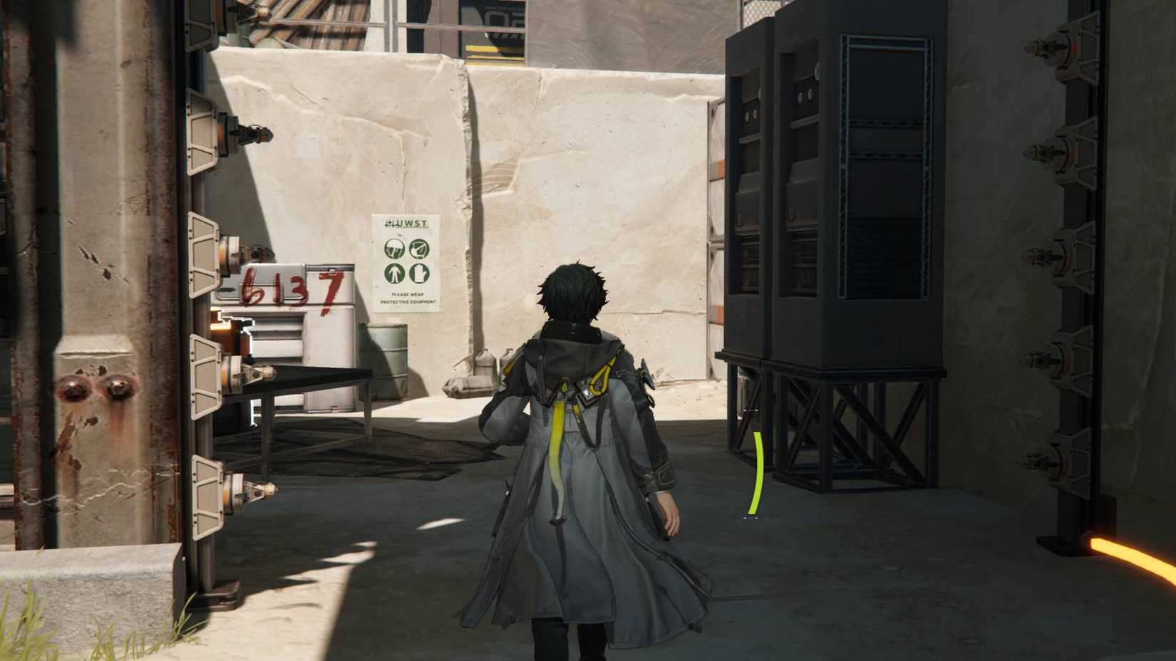 Расположение сундука в карьере Абуррей внутри технической зоны, взрывная бочка в Arknights: Endfield.