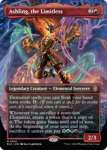 Ashling The Limitless card art MTG Lorwyn Eclipsed.