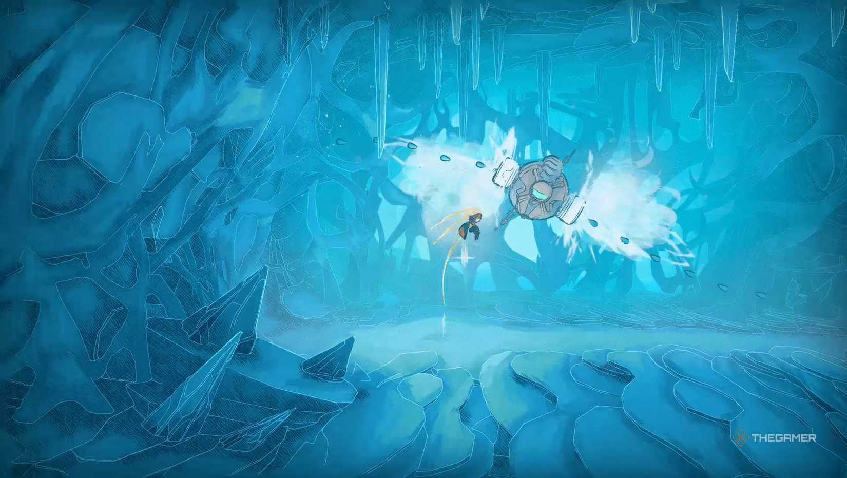 Attacking Atmos during the second phase attack in MIO.