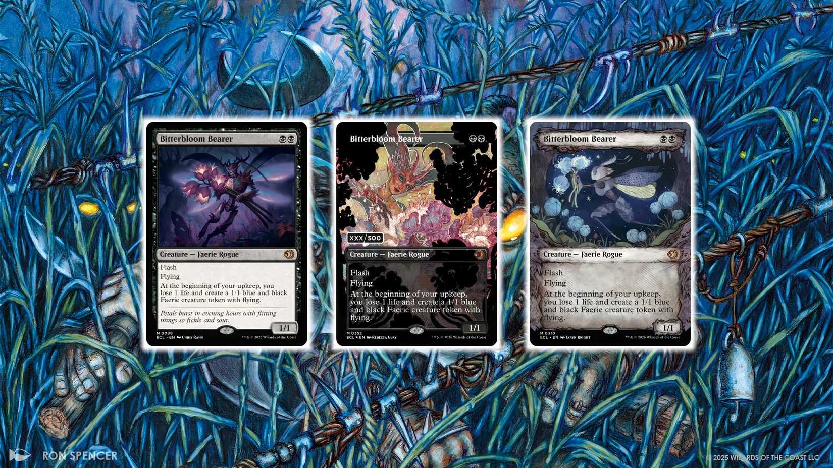 Карты Носитель Горького Цветения из MTG Lorwyn Eclipsed.