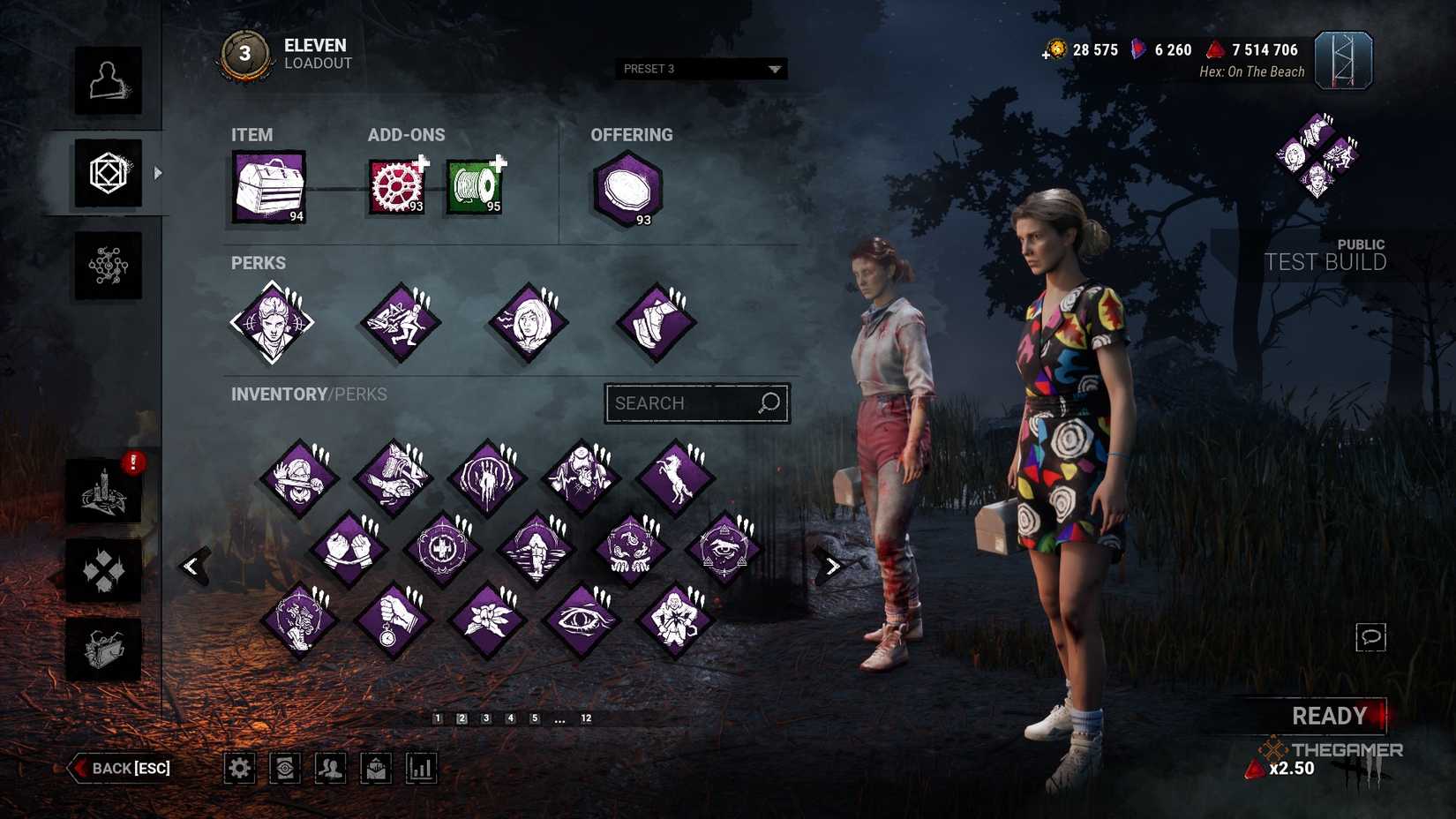 Dead By Daylight Extrasensory Perception Build.