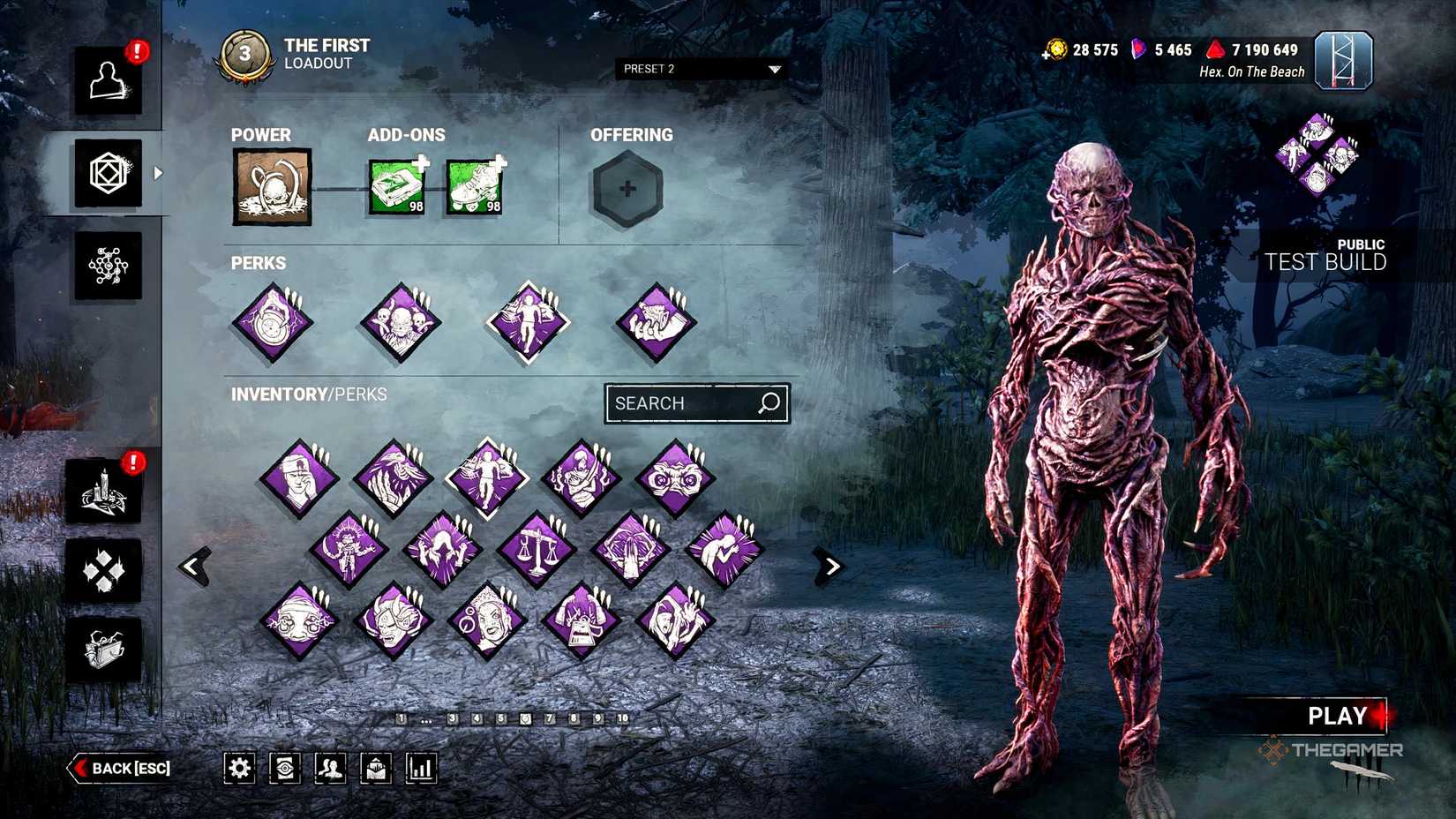 Dead By Daylight Turn Back The Clock build.