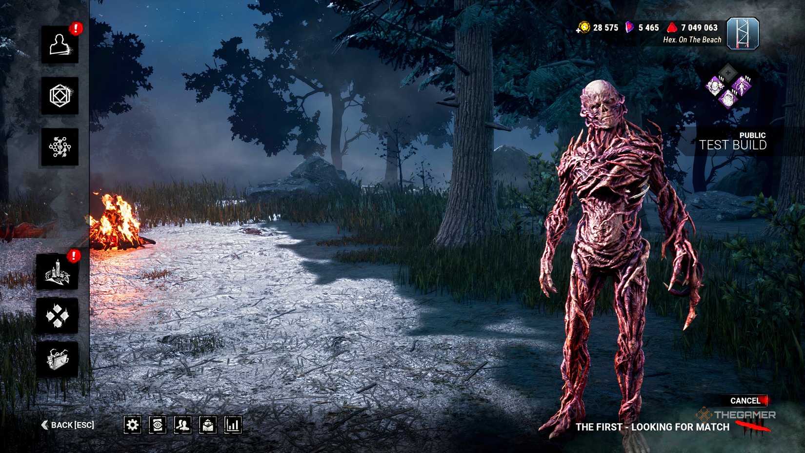 Dead By Daylight Vecna The First in the lobby.