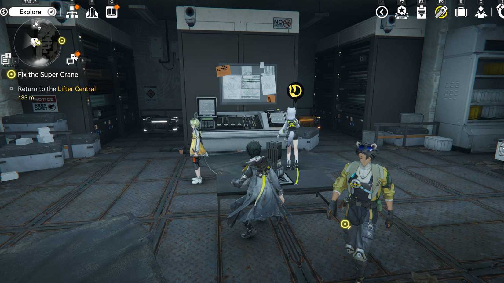 Сундуки задания 'Почините суперкран'