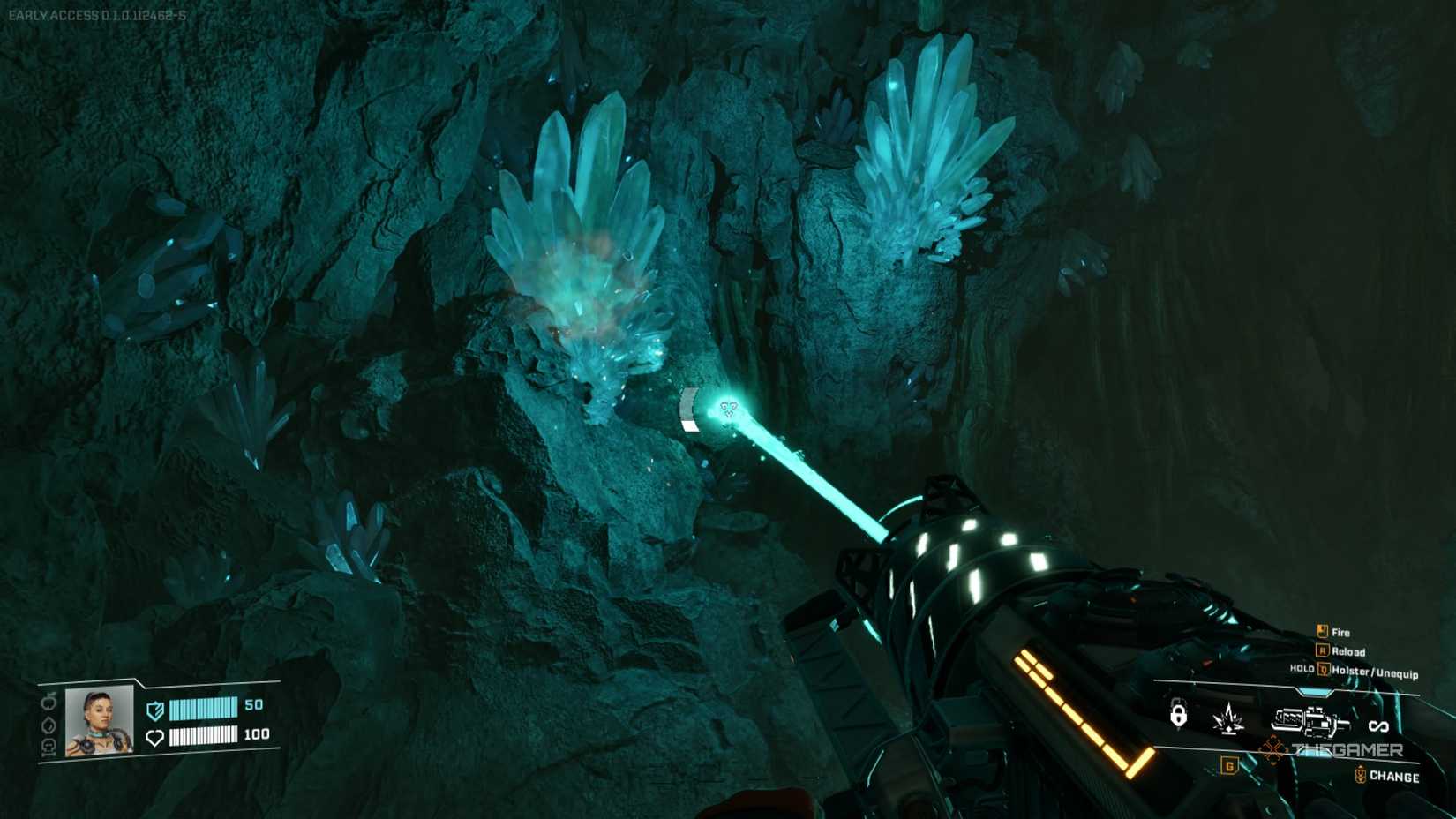 Gathering Quartz in StarRupture.