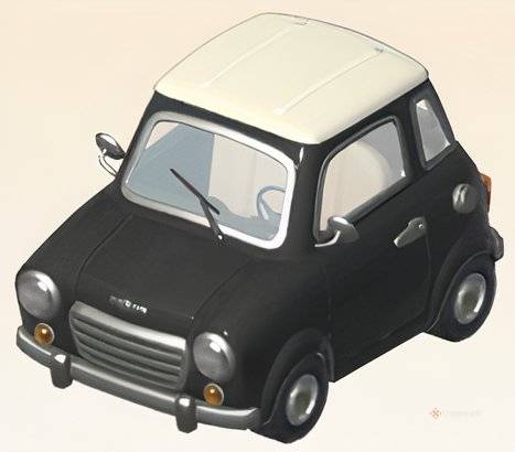 Транспорт 'Чёрный седан' в Heartopia.