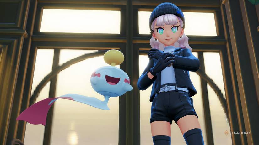 Trainer posed with Chimecho in Pokemon Legends: Z-A.