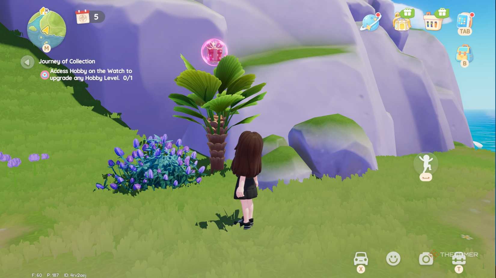 Pink bubble location #11 in Heartopia.