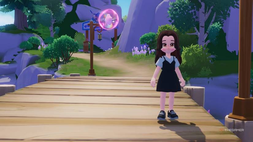 Pink bubble location #15 in Heartopia.