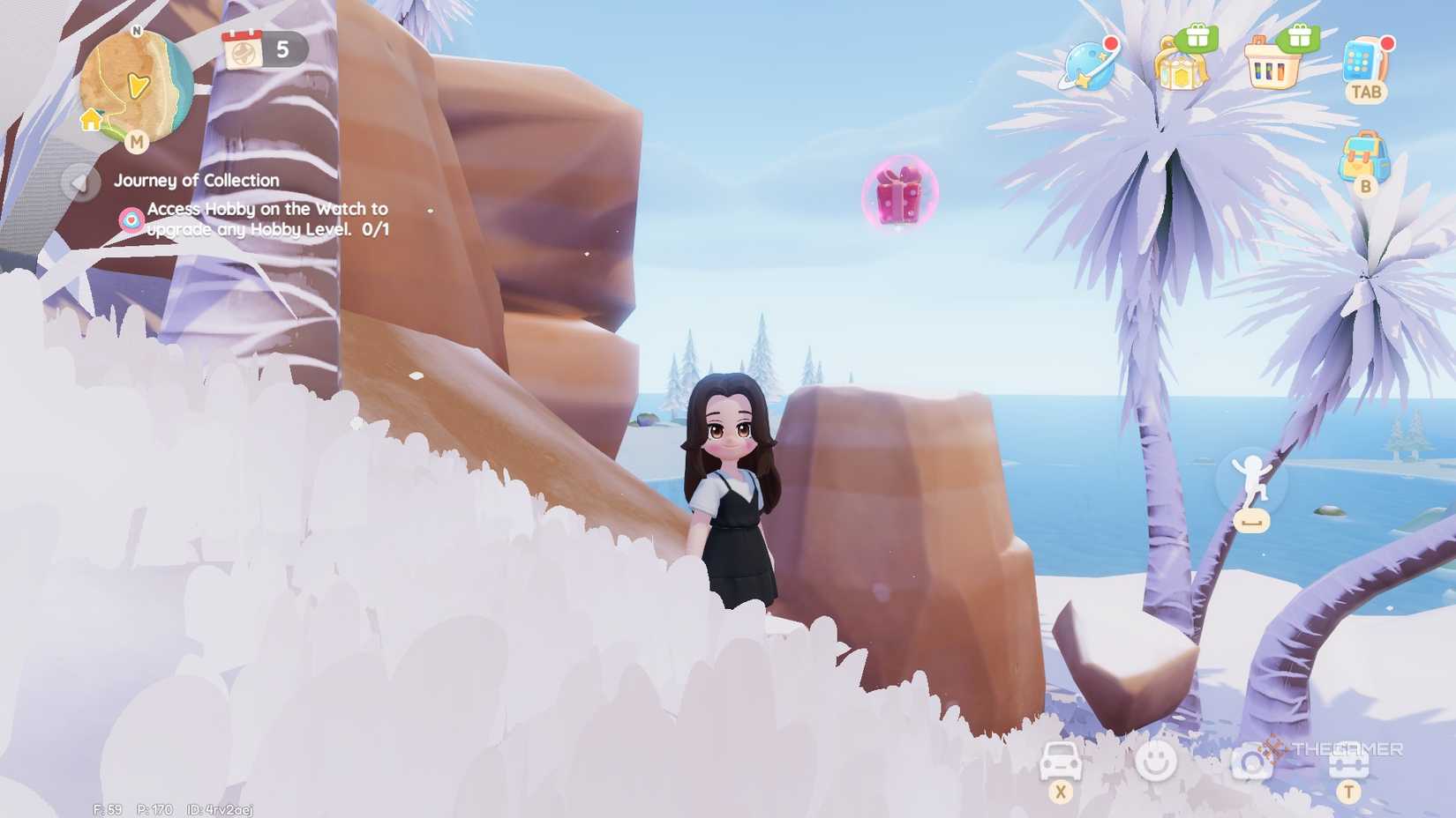 Pink bubble location #3 in Heartopia.