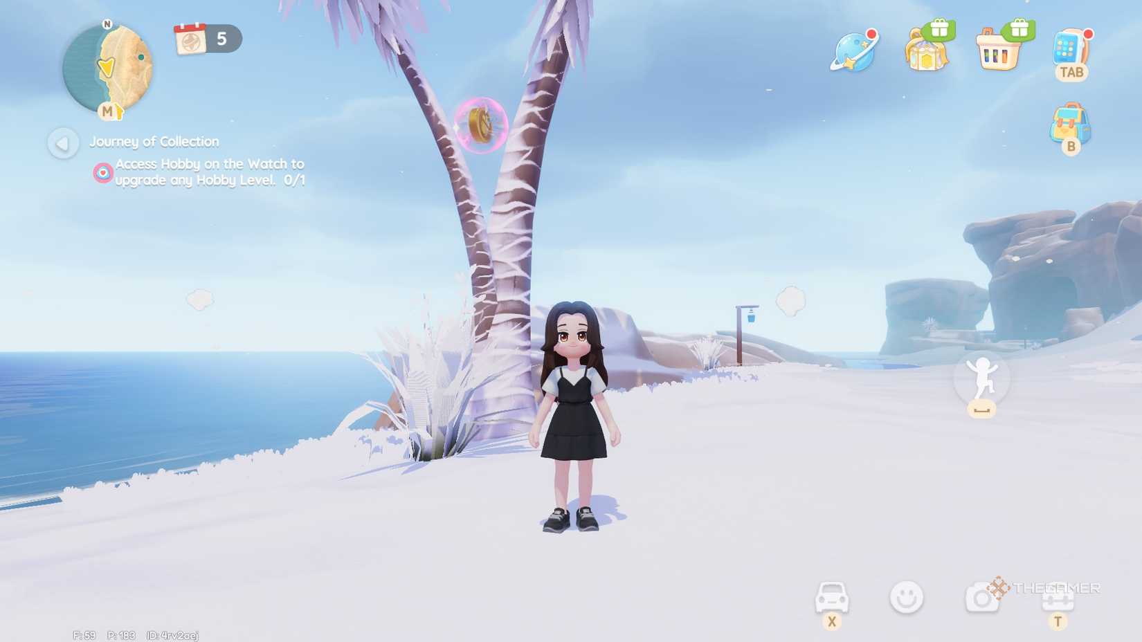 Pink bubble location #6 in Heartopia.