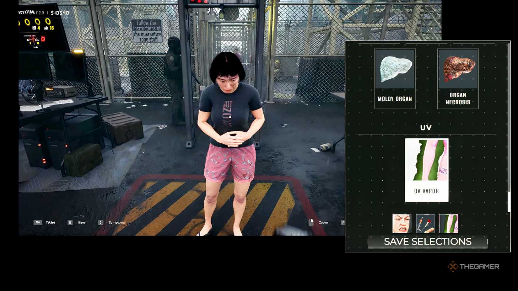 Quarantine Zone The Last Check character creation on Twitch.