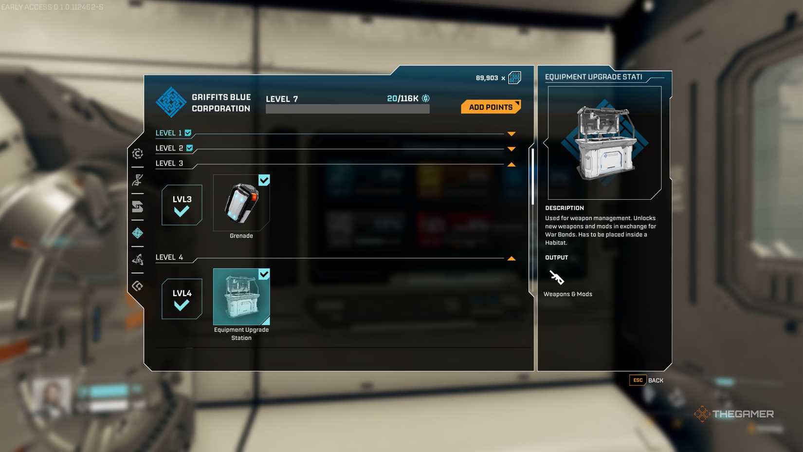 StarRupture Griffits Blue Corporation level rewards.-1