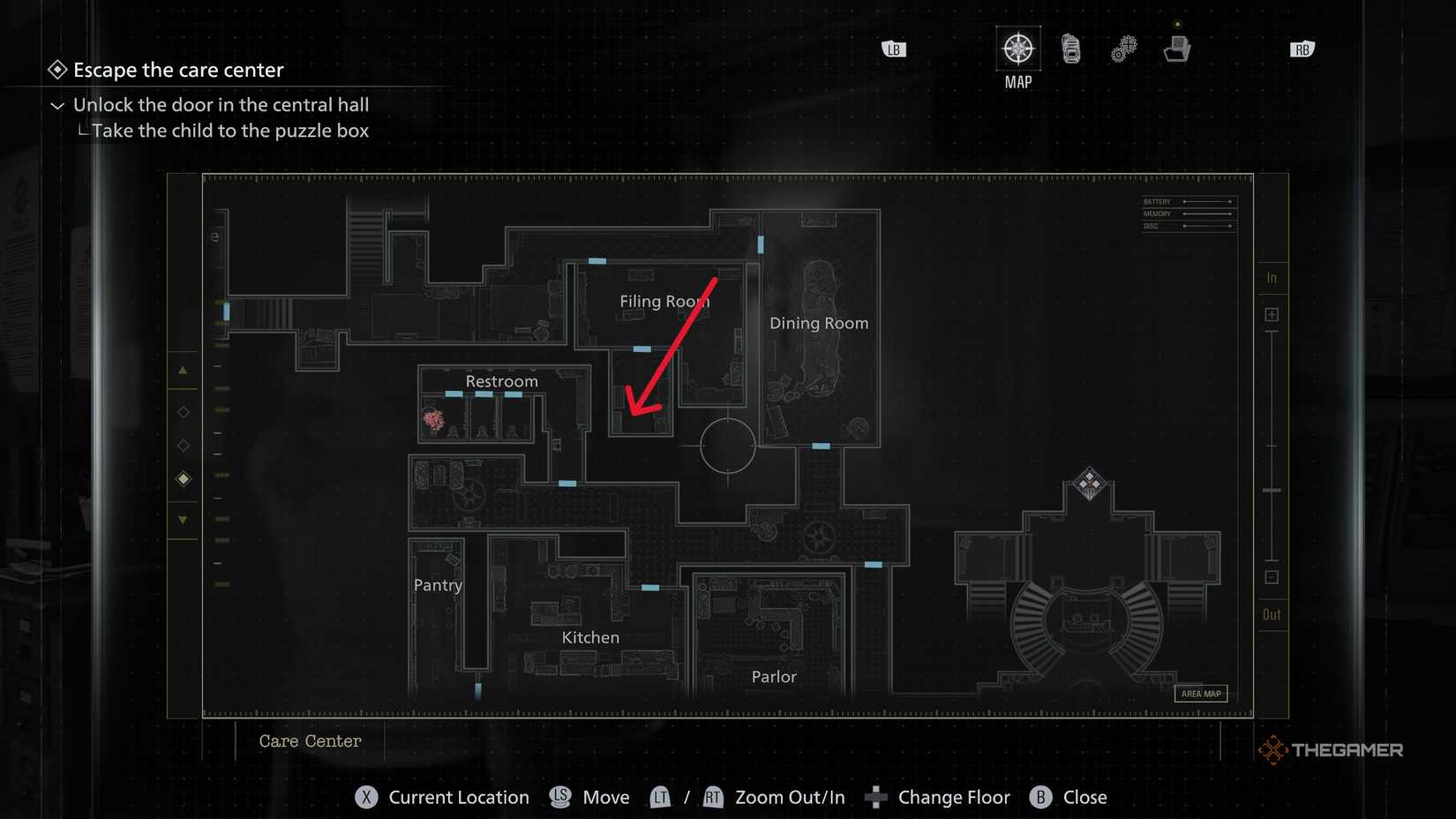 Resident Evil Requiem гайд - подсумок в Комнате архивов